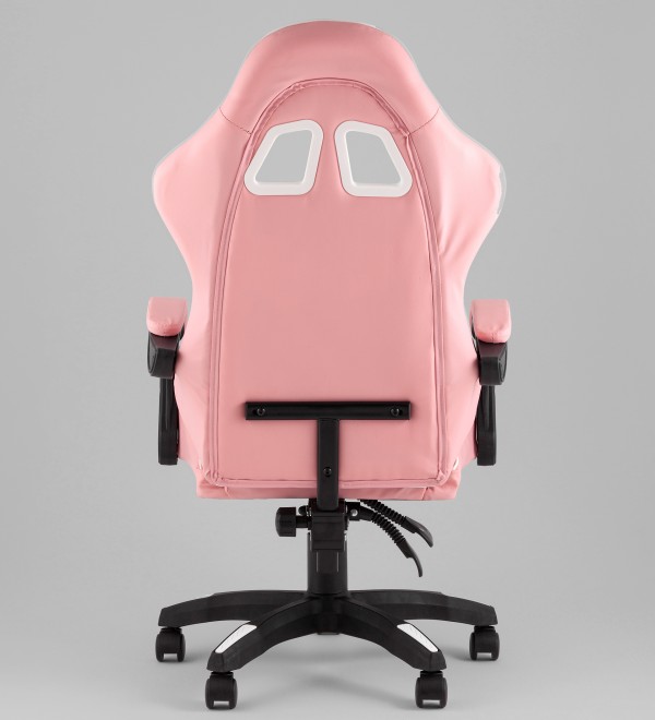 Кресло спортивное TopChairs MG-7035 розово-белый