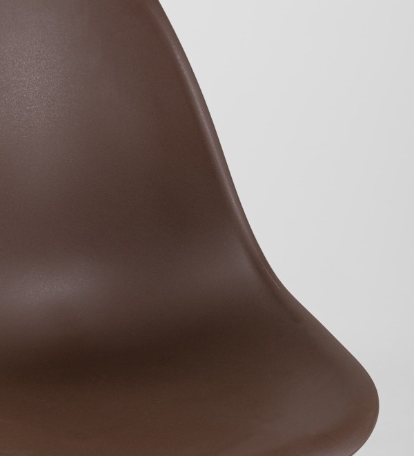 Стул Eames Style DSW коричневый x4 (разборный каркас)