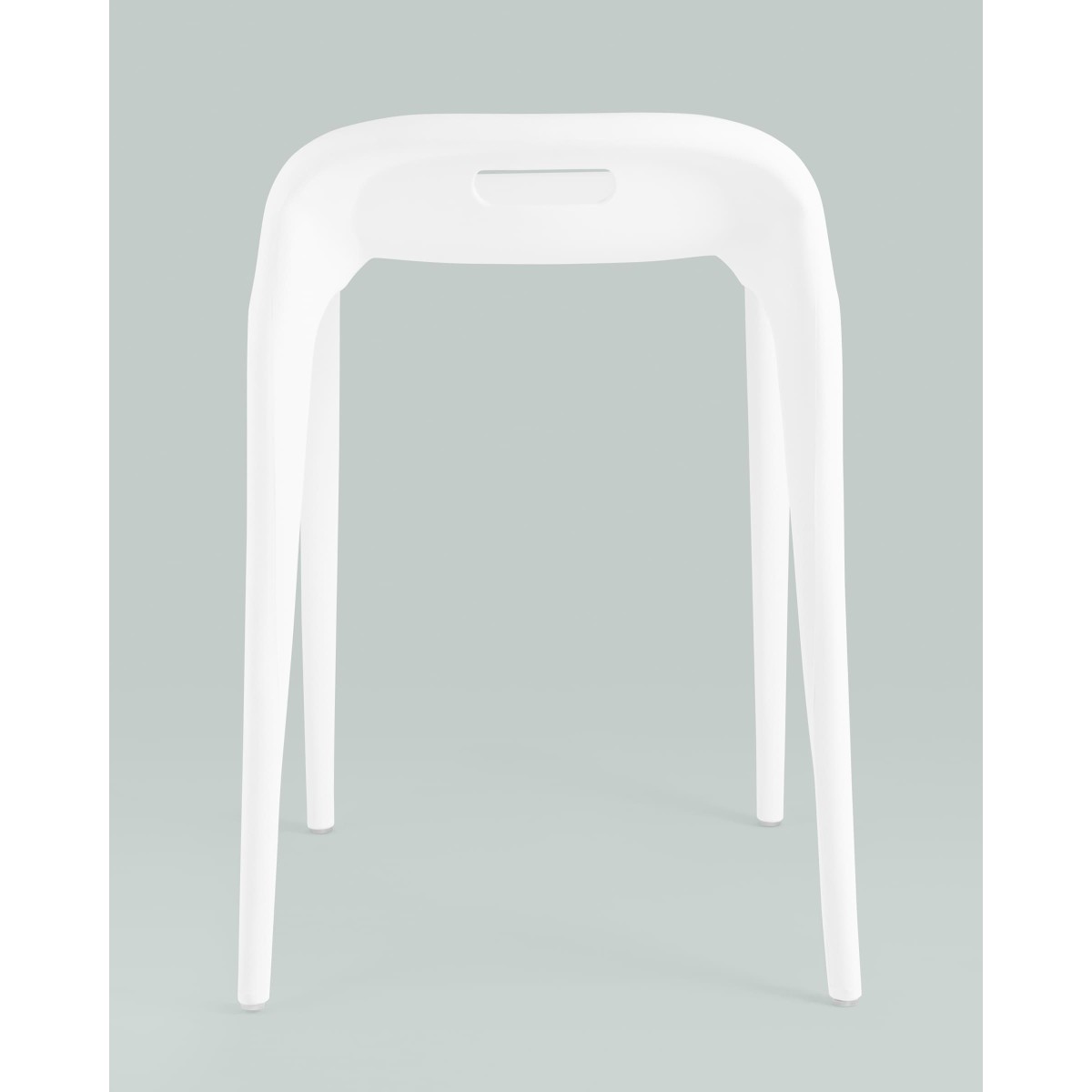 Табурет Sletten пластик белый