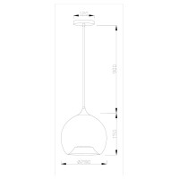 Светильник подвесной Moderli V11530-1P Laura
