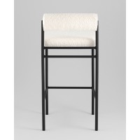 Стул полубарный Балла букле молочный