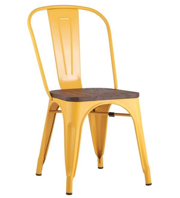 Стул TOLIX WOOD желтый