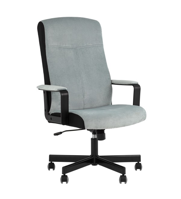 Кресло руководителя TopChairs ST-DOMINGO серо-голубой