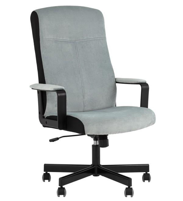 Кресло руководителя TopChairs ST-DOMINGO серо-голубой