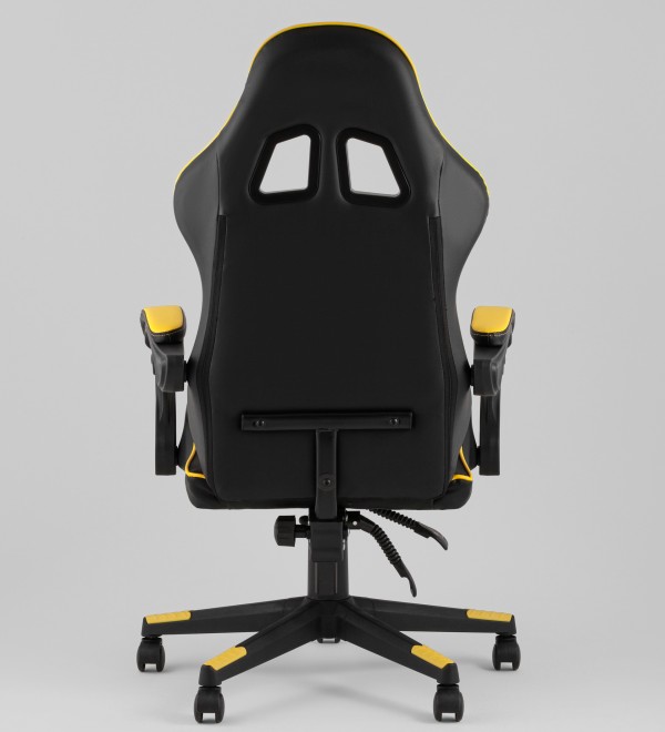 Кресло спортивное TopChairs Shadow черно-желтый