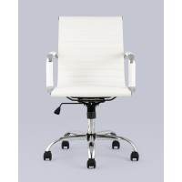 Кресло офисное TopChairs City S белое