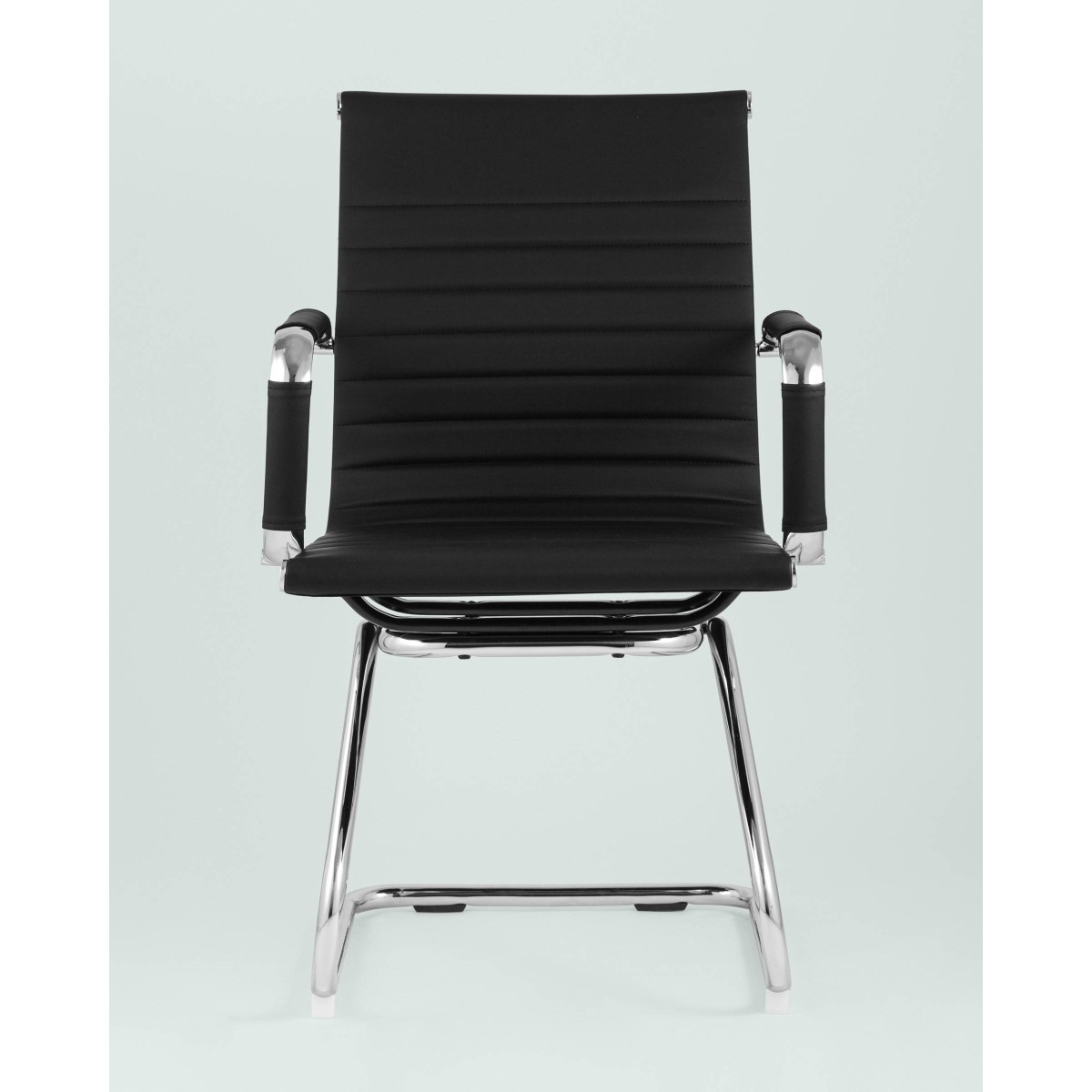 Кресло для посетителей TopChairs Visit черное 2 шт.