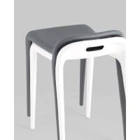 Табурет Sletten пластик белый