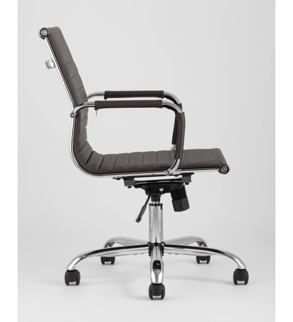 Кресло офисное TopChairs City S коричневое