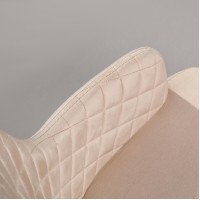 Стул полубарный Дуглас, бархат бежевый