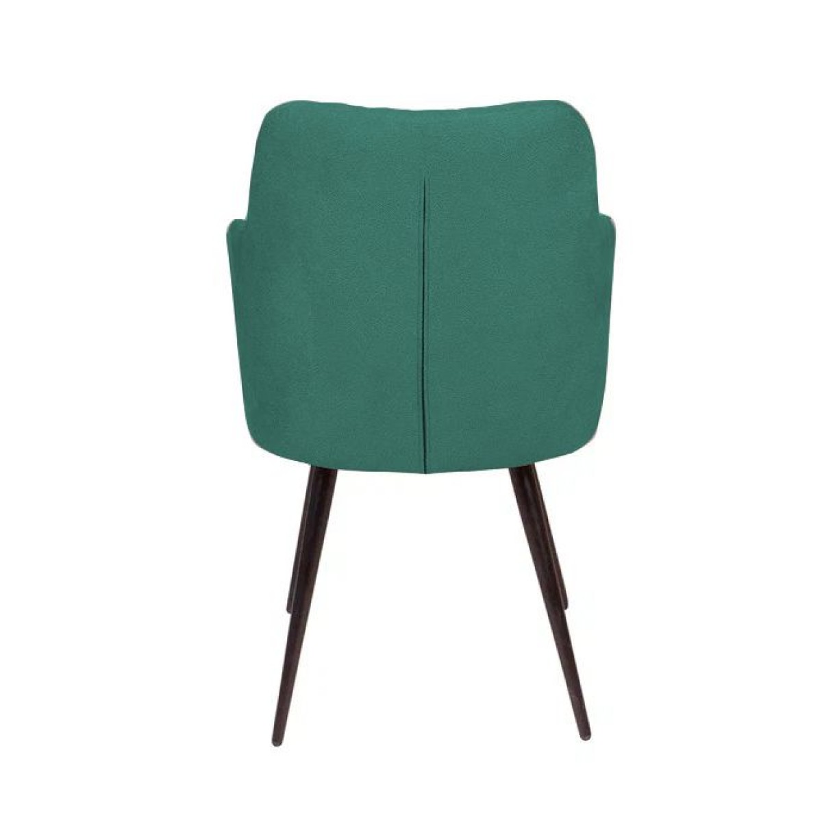 Стул поворотный на 360 градусов Хант ромб, бархат зеленый 19 / чёрный конус
