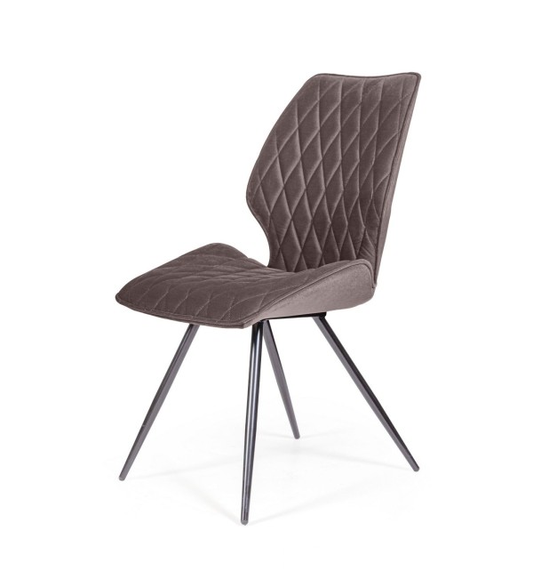 Стул Флеш ромб, бархат антрацит 14