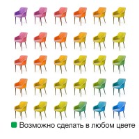 Стул с подлокотниками Роберт, бархат бежевый 5