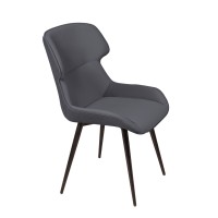 Стул Генри, бархат серый 27