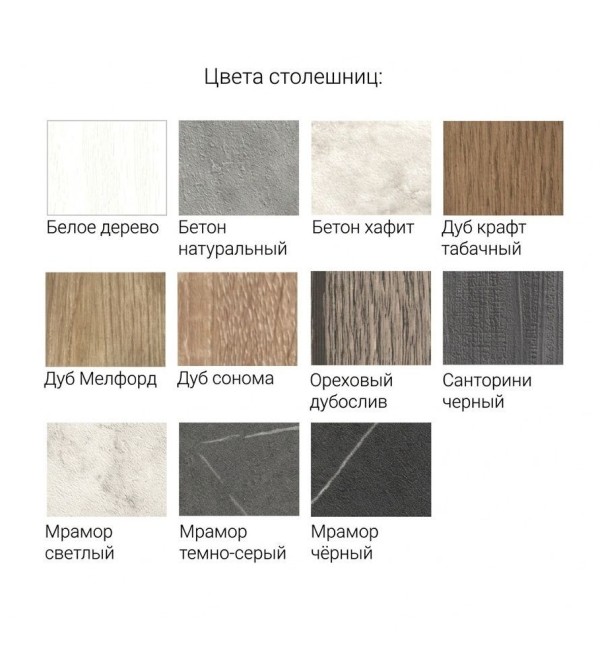 Журнальный стол Фокс D50, мрамор светлый / опора конус, металл