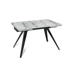 Стол раскладной Асти (120+30+30), керамика глянцевая Ice Jade