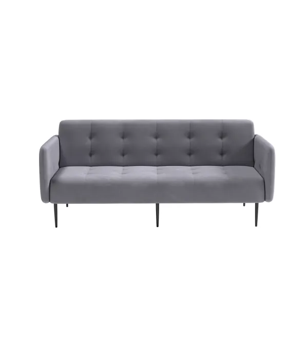 Монако диван-кровать прямой с подлокотниками, трехместный, бархат 03