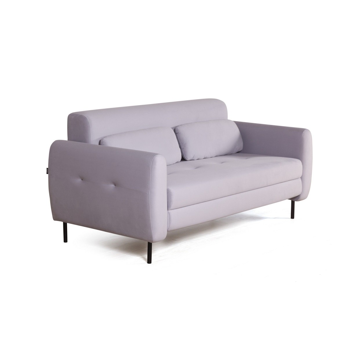 Сиена диван-кровать прямой с подлокотниками, бархат 04