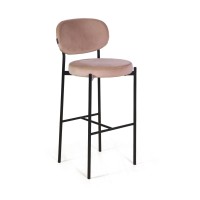 Стул барный Мейсон, бархат бежевый 5