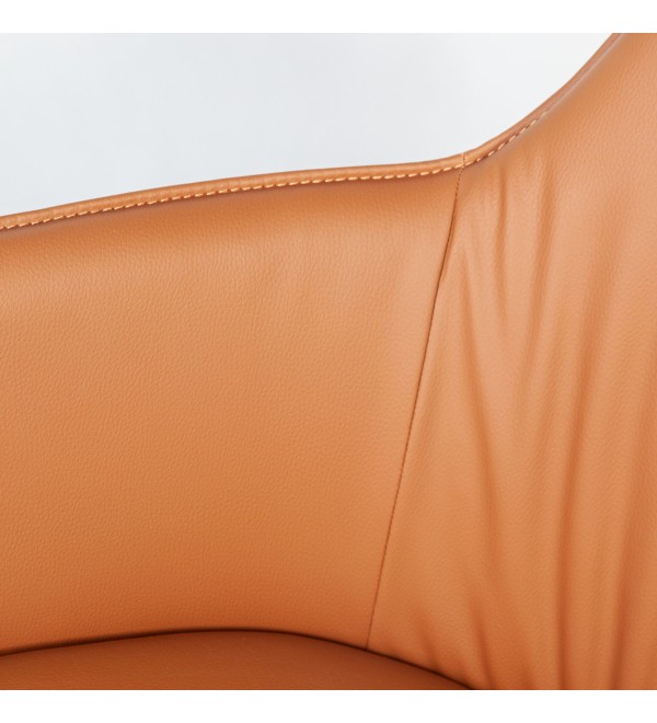 Полукресло София, иск.кожа soft-touch, терракот