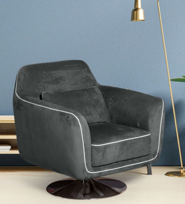 Кресло Марко, искусственная замша Breeze gray