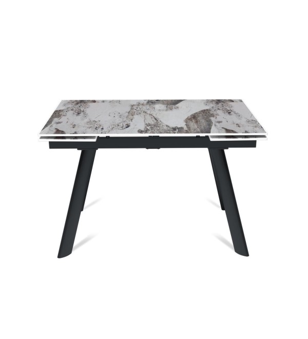 Стол раскладной Стоун (120+30+30), керамика глянцевая Pandora