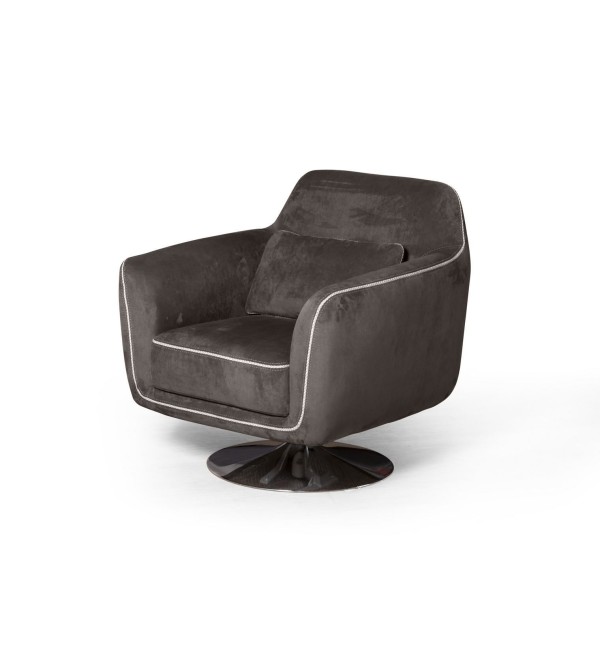 Кресло Марко, искусственная замша Breeze taupe