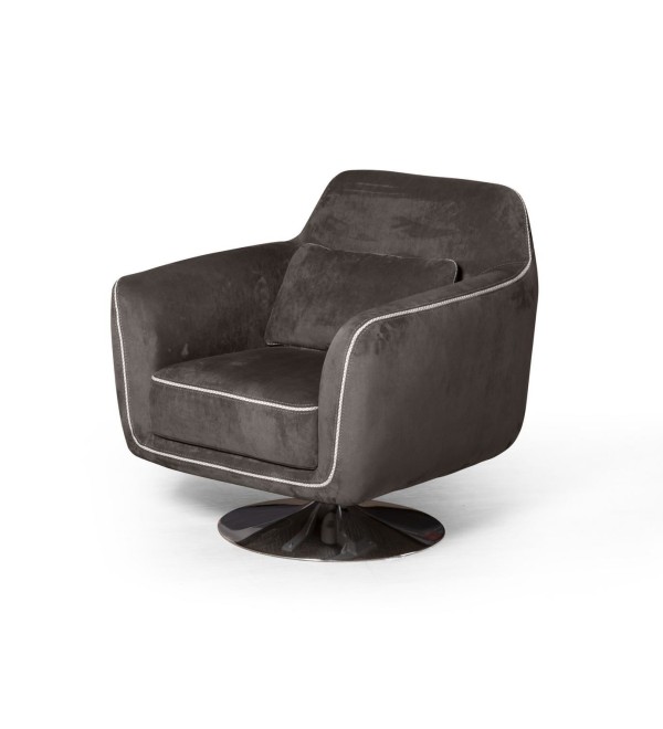 Кресло Марко, искусственная замша Breeze taupe