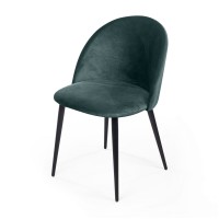 Стул Томас, бархат зелёный 19