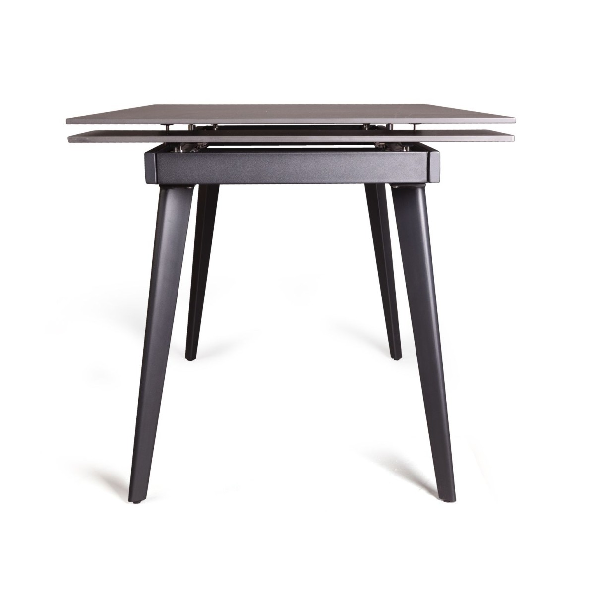 Стол раскладной Бюрен (140+30+30) керамика черный