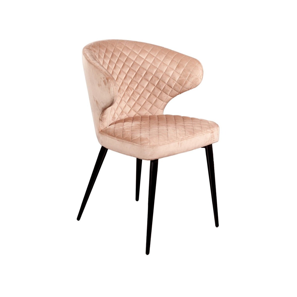 Стул Ричард ромб, бархат бежевый 5