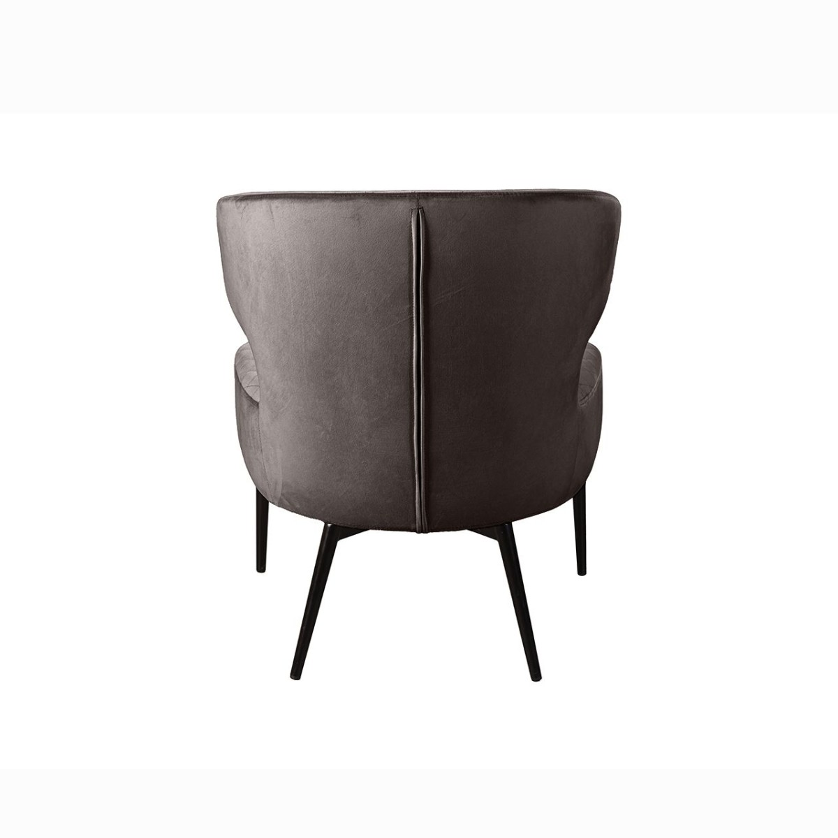 Кресло Ричард ромб, бархат антрацит 14