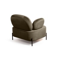 Кресло Денди, бархат matte 65 коричневый