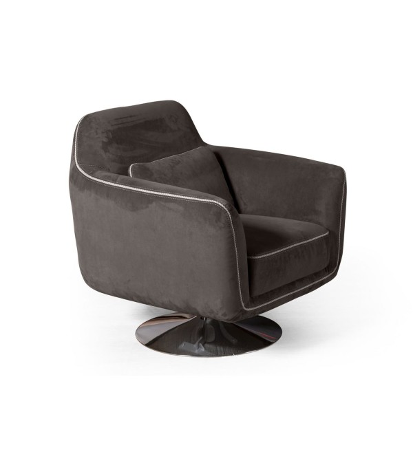 Кресло Марко, искусственная замша Breeze taupe