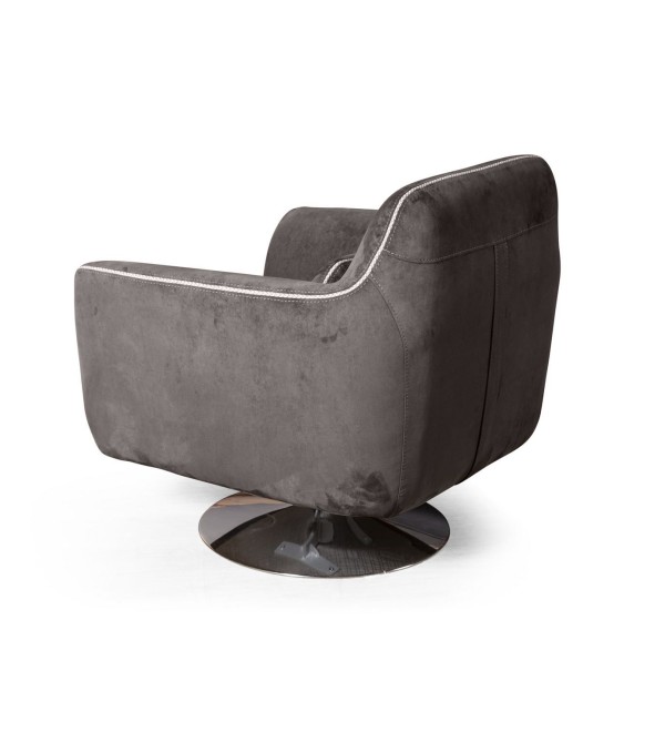 Кресло Марко, искусственная замша Breeze taupe