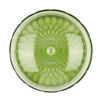 Блюдо сервировочное с крышкой vanity, D30 см, зеленое