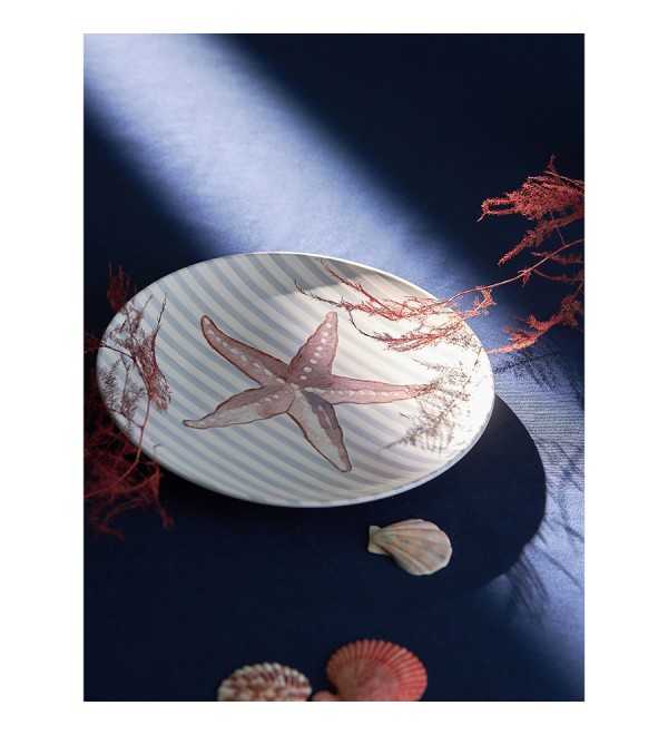 Набор из четырех тарелок aquarium из коллекции sea treasures, D21,5 см