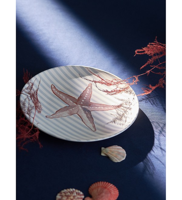 Набор из четырех тарелок aquarium из коллекции sea treasures, D21,5 см