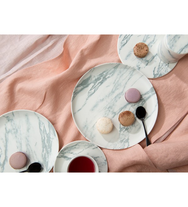 Набор тарелок marble, D26 см, 2 шт.