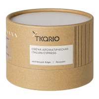 Свеча ароматическая italian cypress из коллекции edge, бежевый, 30 ч