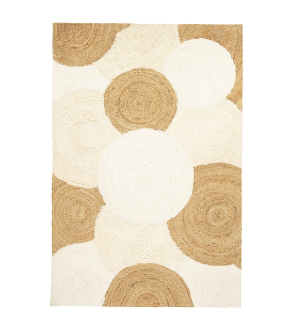Ковер из джута, шерсти из хлопка agra из коллекции ethnic, 120х180см