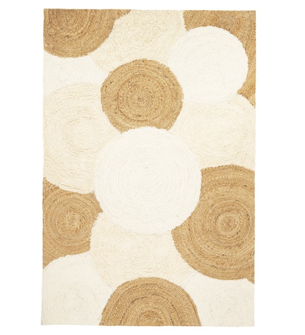 Ковер из джута, шерсти из хлопка agra из коллекции ethnic, 120х180см
