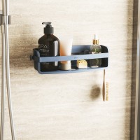 Органайзер для душа flex adhesive, голубой