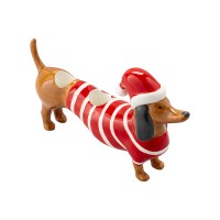 Подсвечник новогодний Такса из коллекции new year essential, 20х4,6х11,5 см.