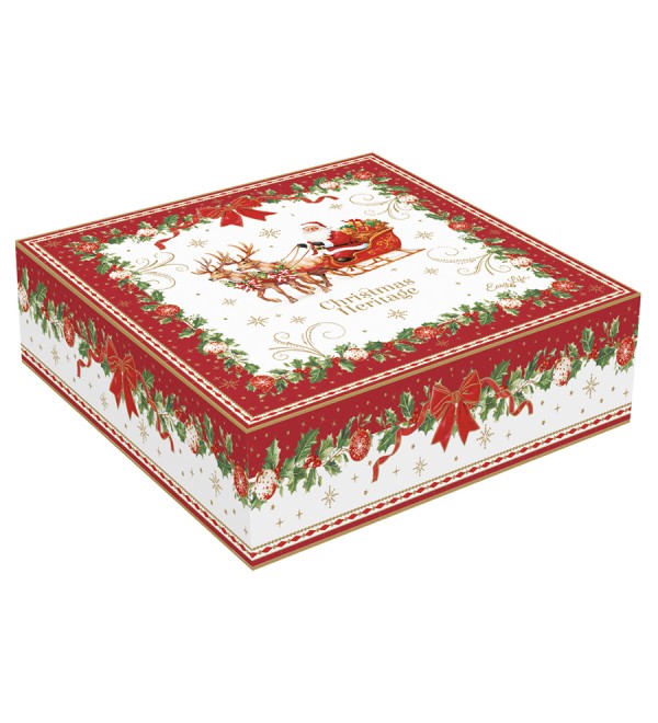 Набор десертных тарелок christmas heritage, D20 см, 4 шт.