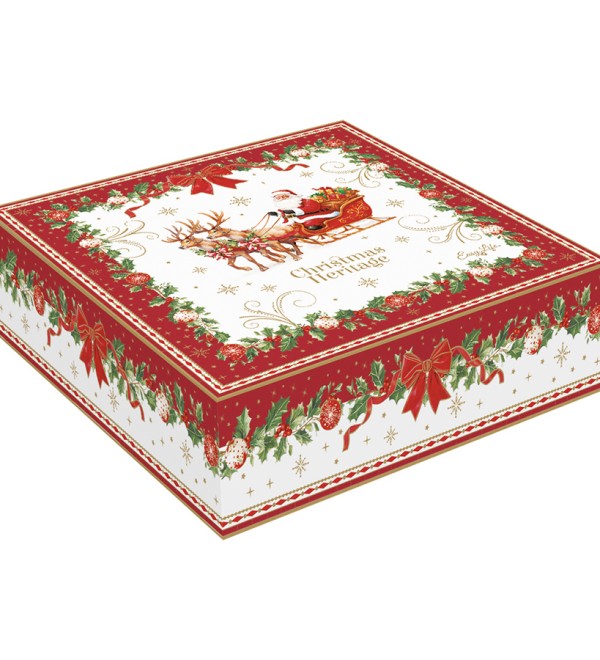 Набор десертных тарелок christmas heritage, D20 см, 4 шт.