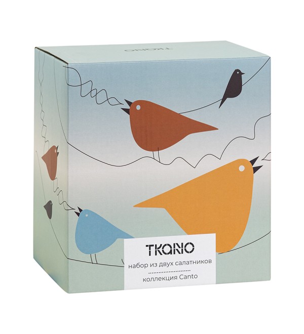 Набор из двух салатников из коллекции canto, 750 мл