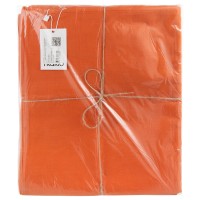 Скатерть на стол из хлопка оранжевого цвета russian north, 150х250 см