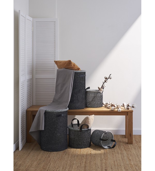 Корзина для хранения sustainable collection, D27х25 см, черная