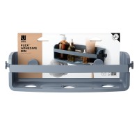 Органайзер для душа flex adhesive, голубой